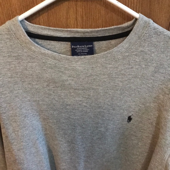Grey Polo long sleeve T - Picture 2 of 3